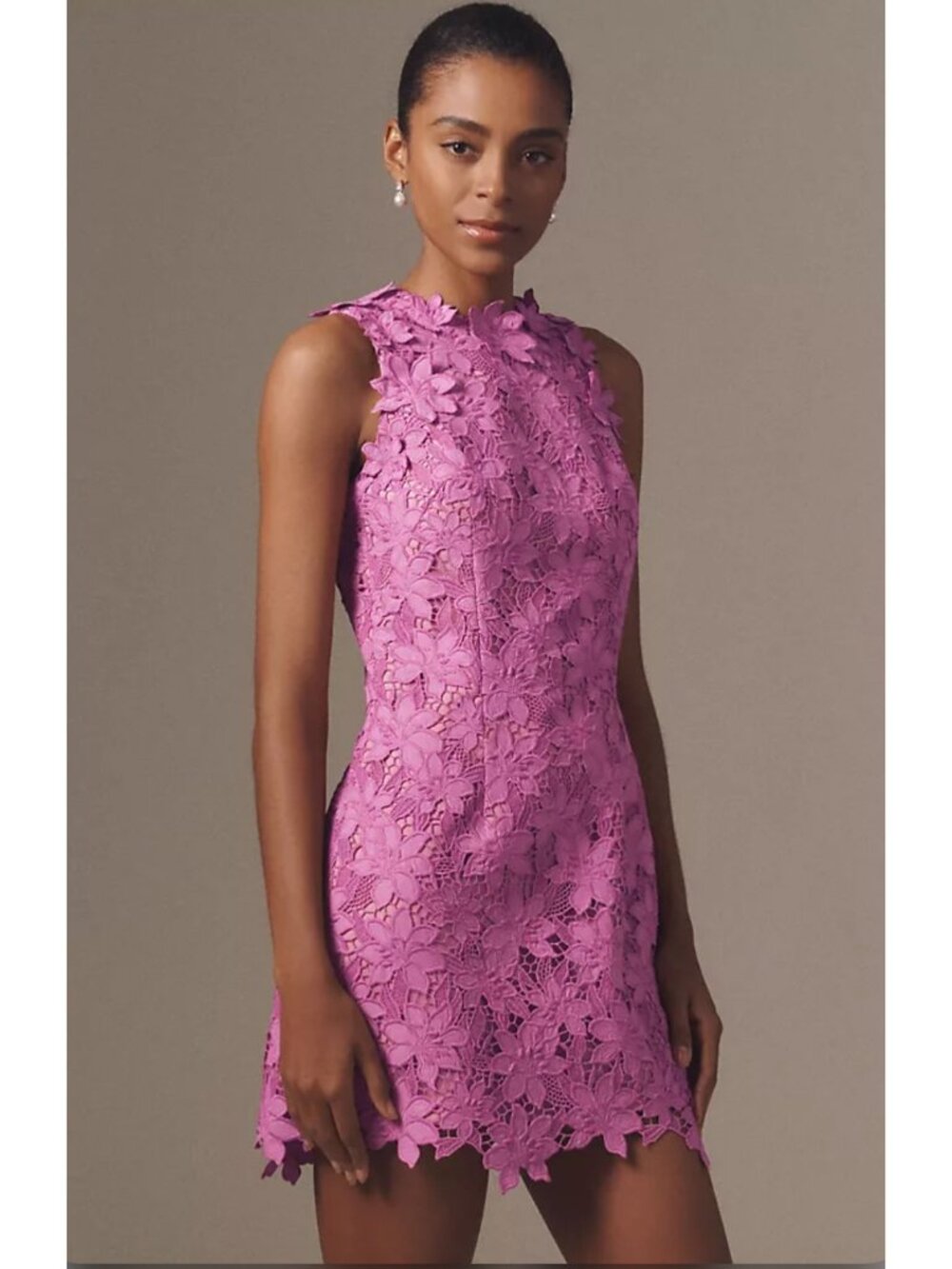 NWT Helsi Rosalie Sleeveless Lace A-line Mini Dress Medium - Picture 1 of 9